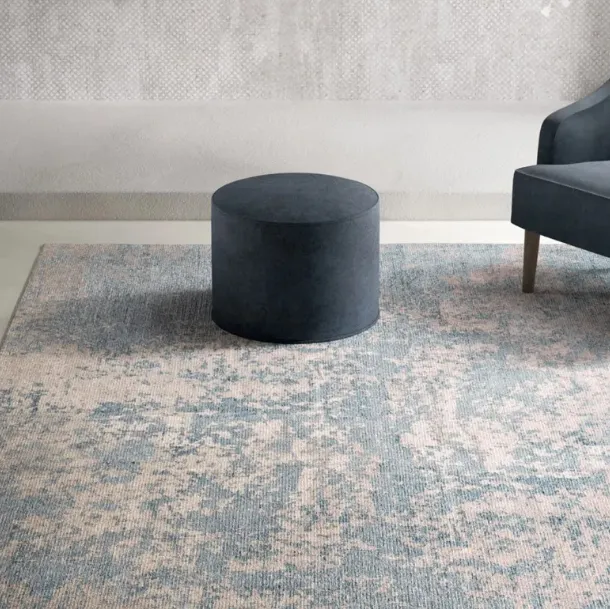 Tappeto moderno in ciniglia di poliestere e cotone Melange di Doimo Salotti