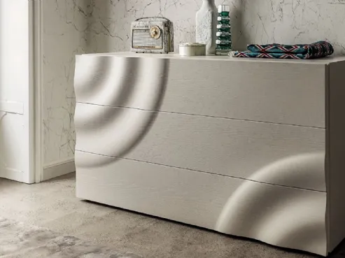 Comò di design in legno H2O di Napol
