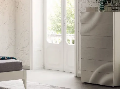 Cassettiera settimanale di design H2O di Napol in legno