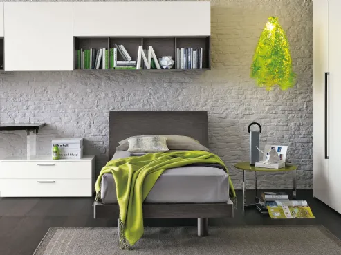 Letto singolo di Tomasella modello Clio
