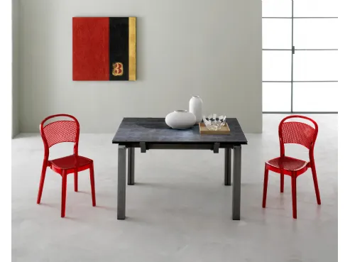 Sedia moderna in plastica Katerina di Eurosedia