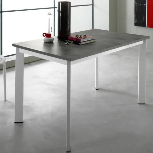 Tavolo allungabile con piano in laminato Evo di Eurosedia