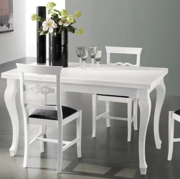 Tavolo classico allungabile in laminato Icaro di Eurosedia