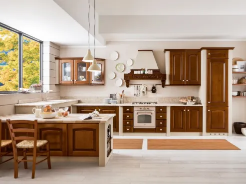 Cucina ad angolo con penisola Magda di Arrex