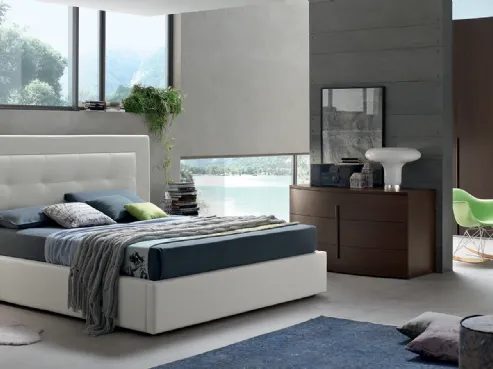 Letto imbottito Deo di Maronese ACF