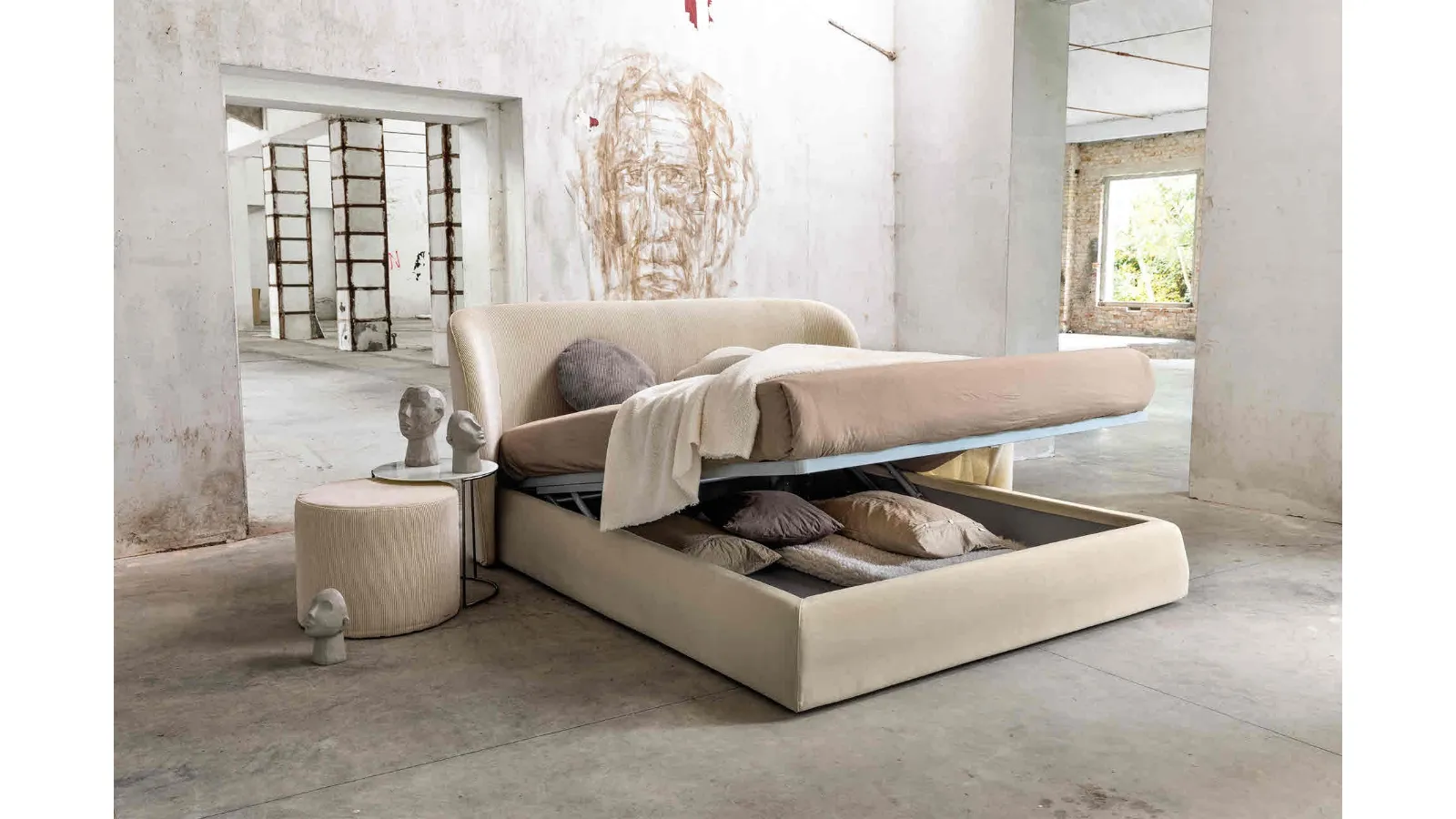 Letto Dior con box contenitore di Veneran