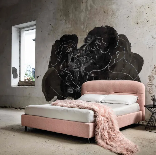 Letto in tessuto Noah di Veneran