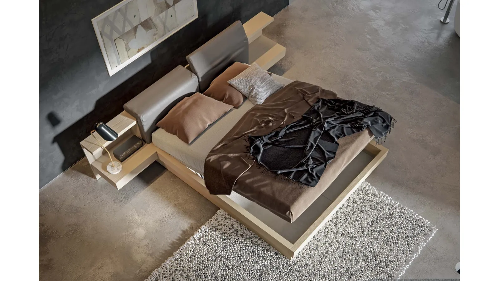 Letto Venus con box contenitore di Veneran