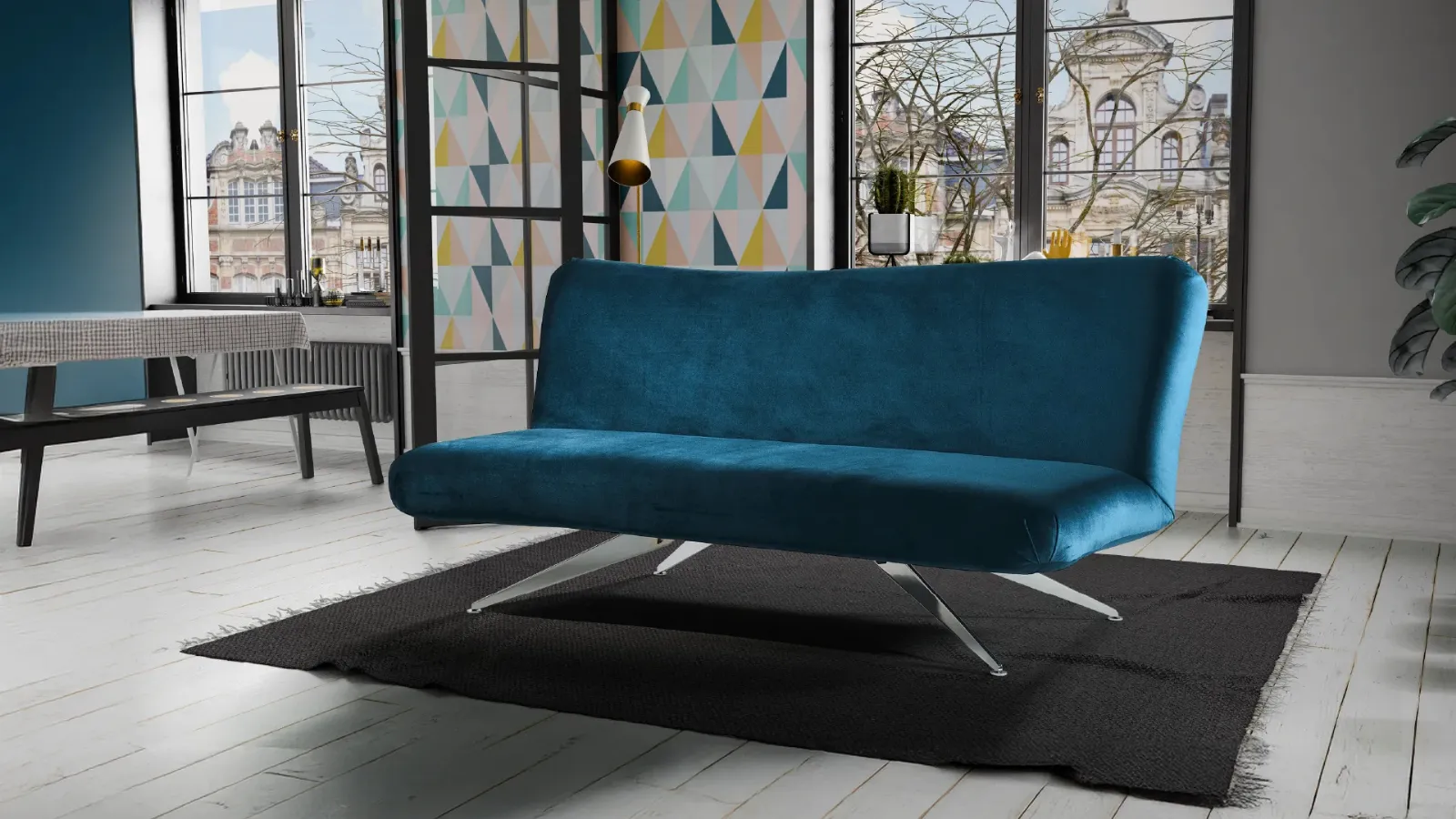 Divano lineare trasformabile Butterfly di Family Bedding