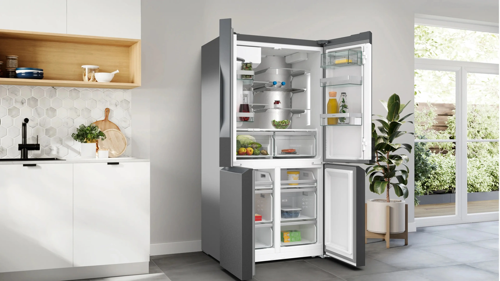 Frigorifero multidoor da libera installazione N70 di NEFF
