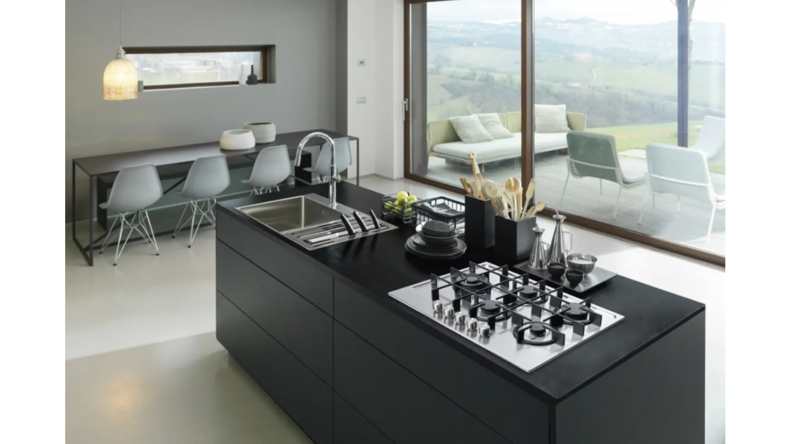 Piano cottura Maris FHMA 755 Inox Satinato di Franke