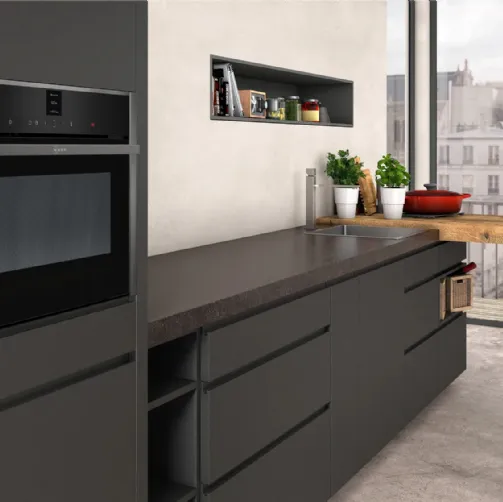 Forno a microonde da incasso Graphite Grey di NEFF