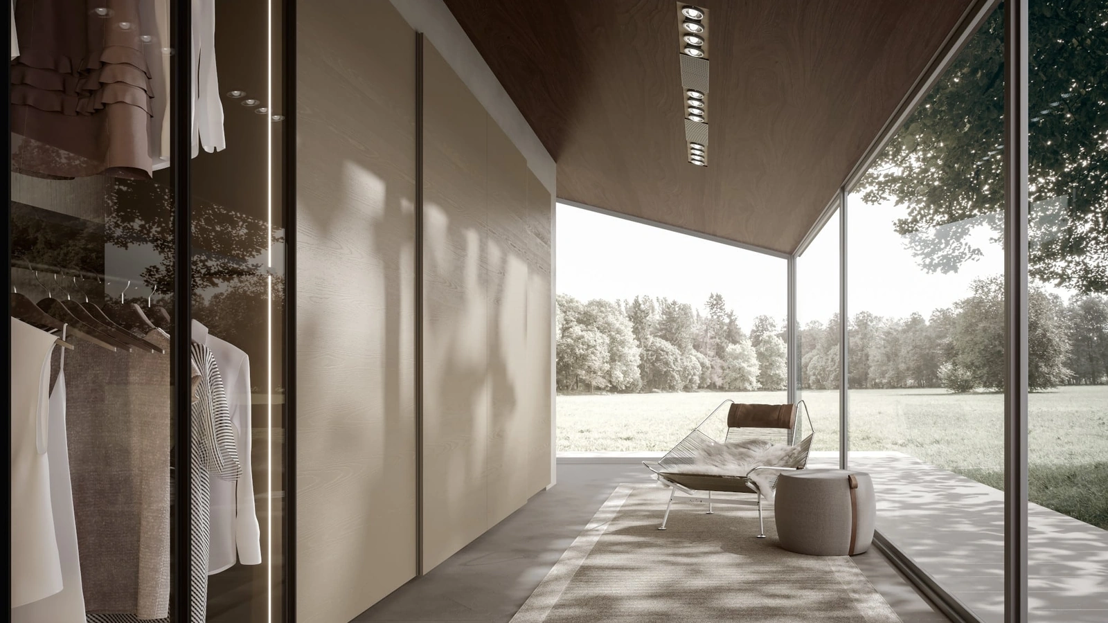 Armadio Liscia SP31 in frassino di Veneran