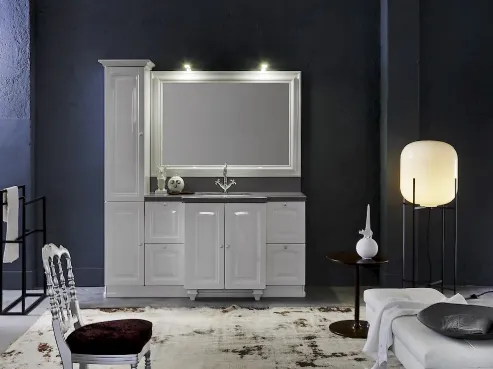 Mobile bagno classico con piano in ceramica ACANTHIS AC13 di Compab