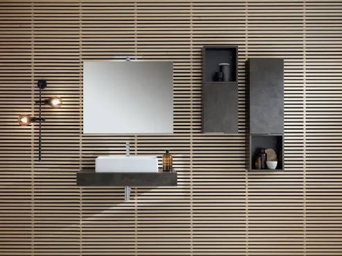 Mobile da Bagno sospeso UPDATE UP022 di Compab
