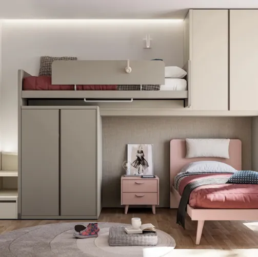 Cameretta a soppalco Generazione Z 2405 di Doimo Cityline