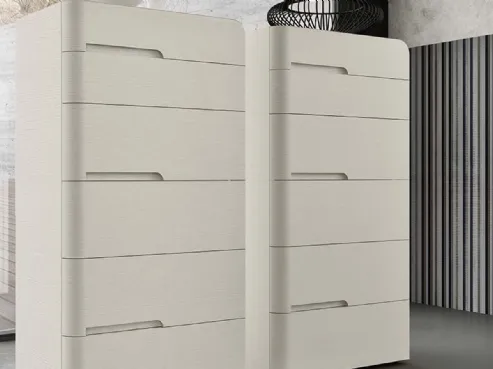 Cassettiera settimanale moderna in legno Cora di Napol