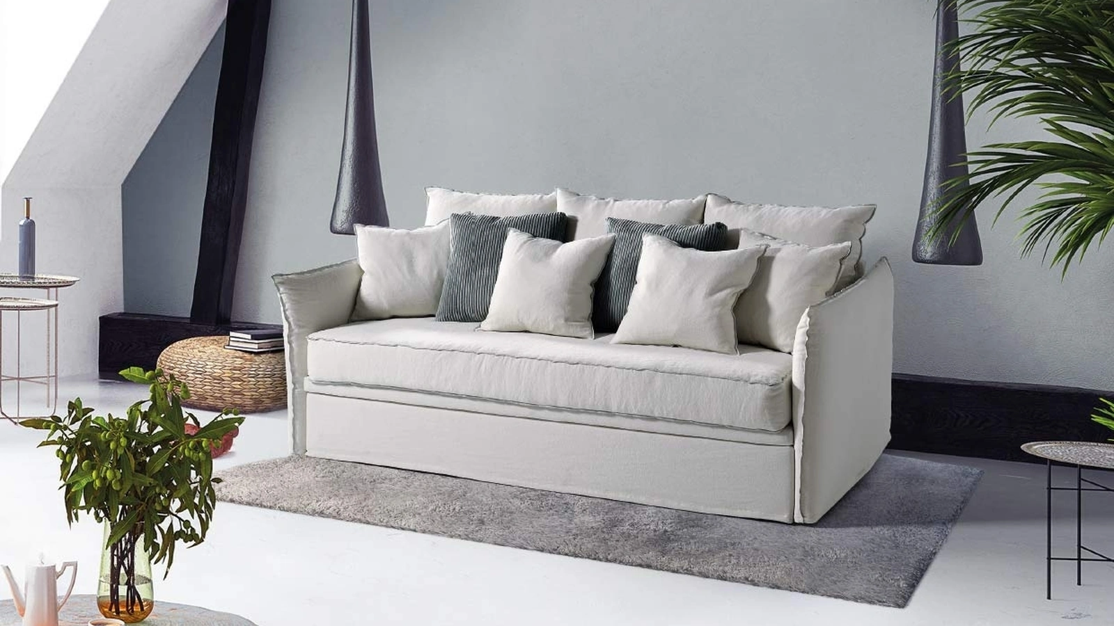 Divano Letto lineare Tulip di Family Bedding
