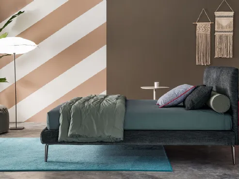 Letto in velluto di design Beny H14 di V&Nice