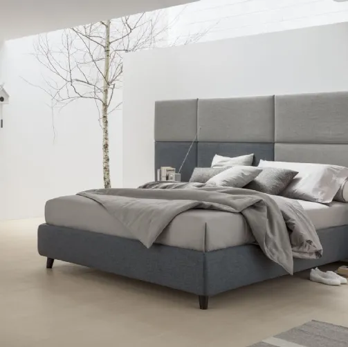 Letto sommier con Boiserie in tessuto di V&Nice