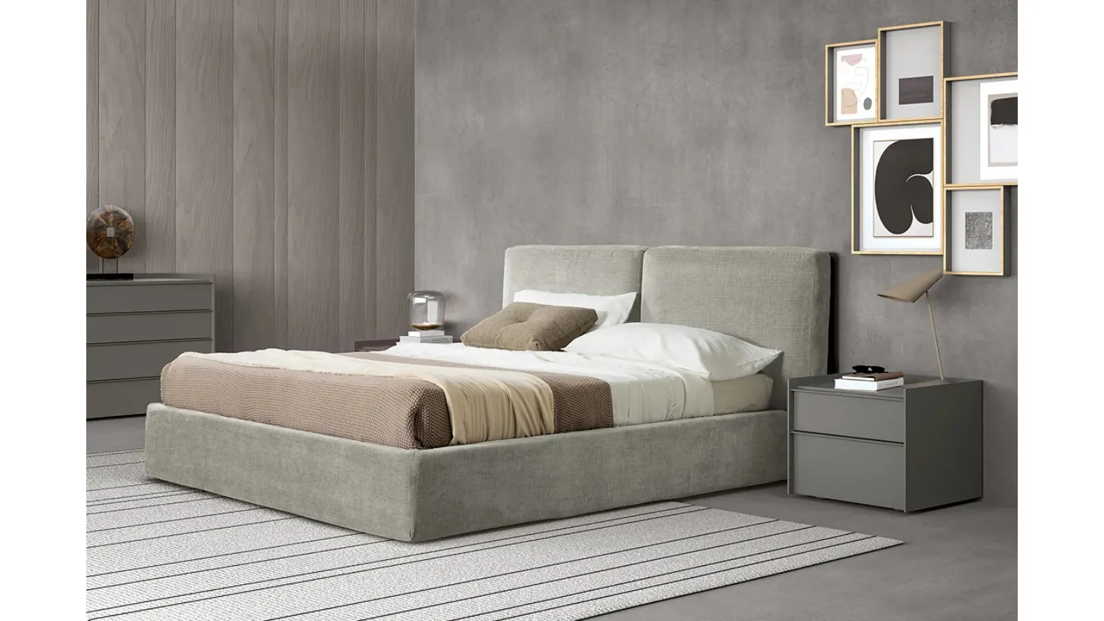 Letto Cloud con contenitore di Adok