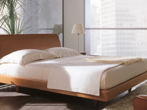 Letto matrimoniale moderno in legno Magnus di Napol Arredamenti