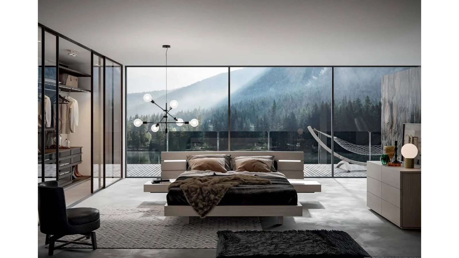 Letto con box contenitore Work di Veneran