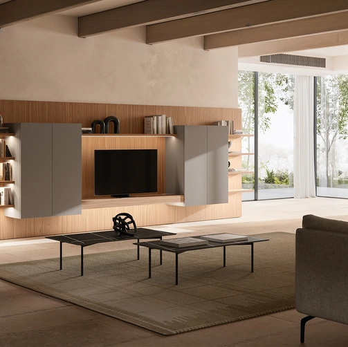 Parete Attrezzata Slim Boiserie di Dall'Agnese