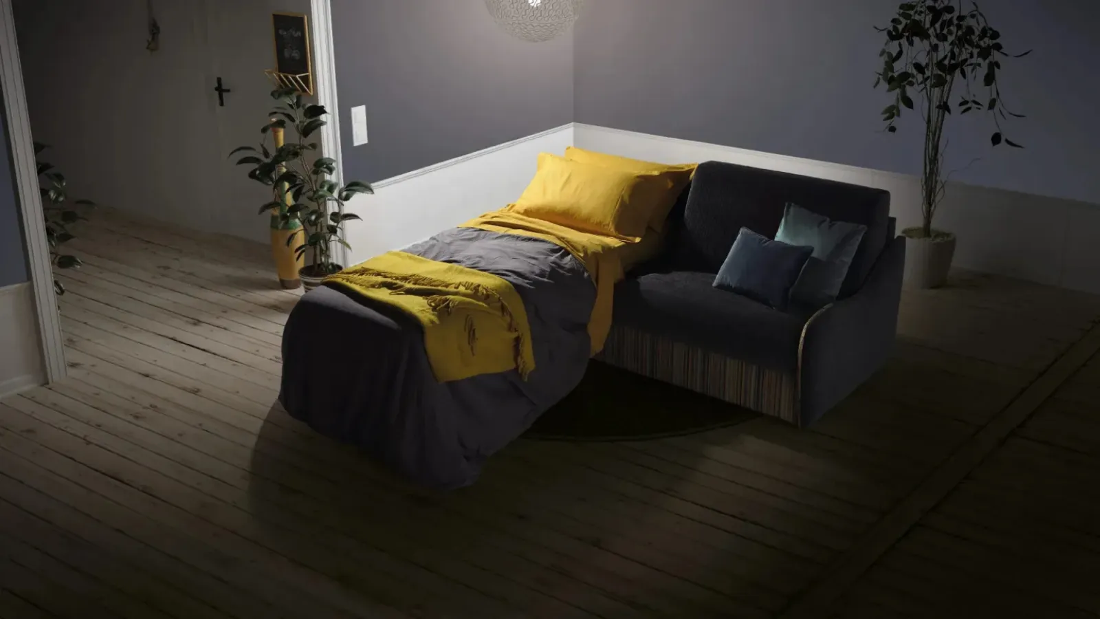 Divano Letto lineare Wave di Family Bedding