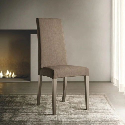 Sedia Adele in tessuto imbottito di Sedit