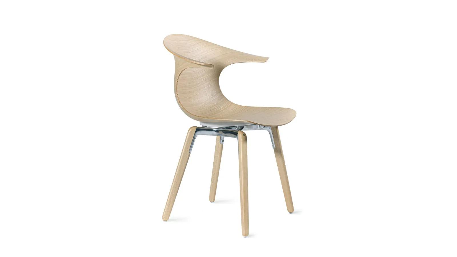 Sedia Loop 3D Wood Wooden Legs di Infiniti