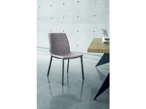 Sedia moderna in tessuto Twist di Sedit