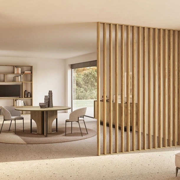 Tavolo Nexus X Rotondo di Pizzolato