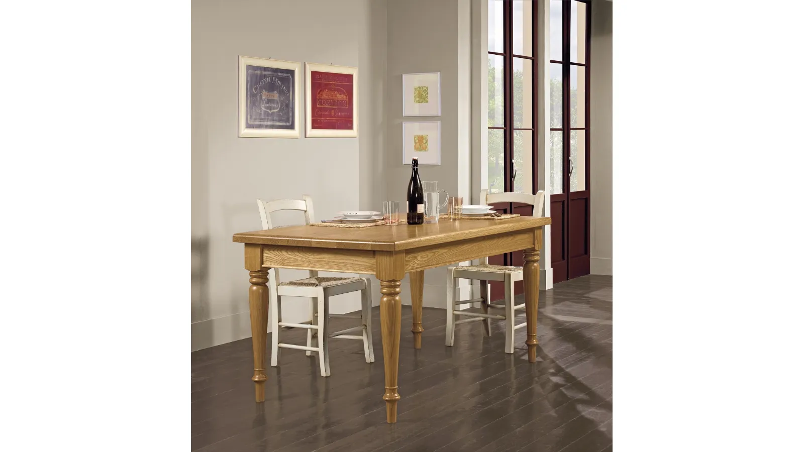 Tavolo allungabile in legno Palladio di Pizzolato