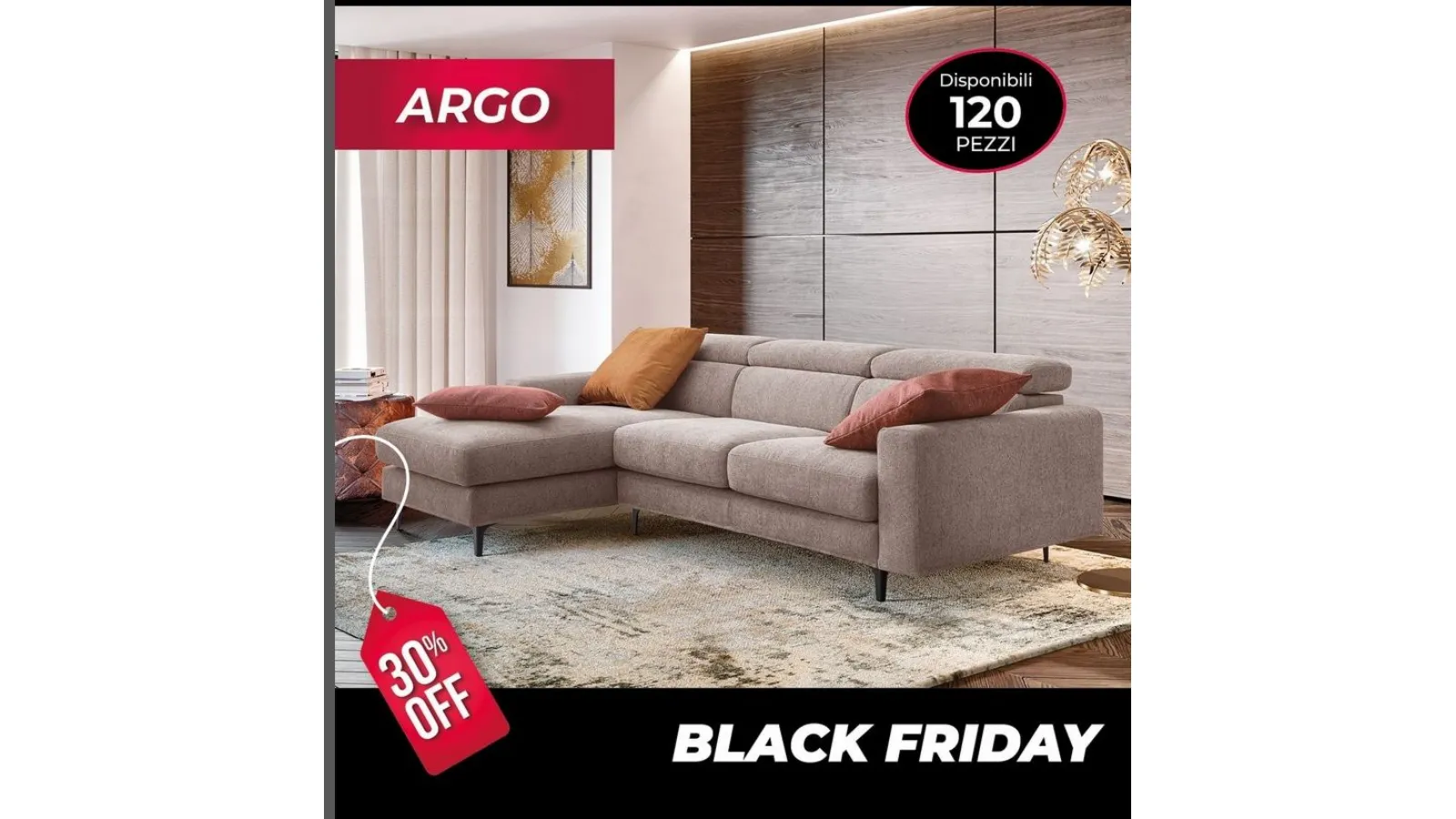 Black Friday Salotti argo le comfort