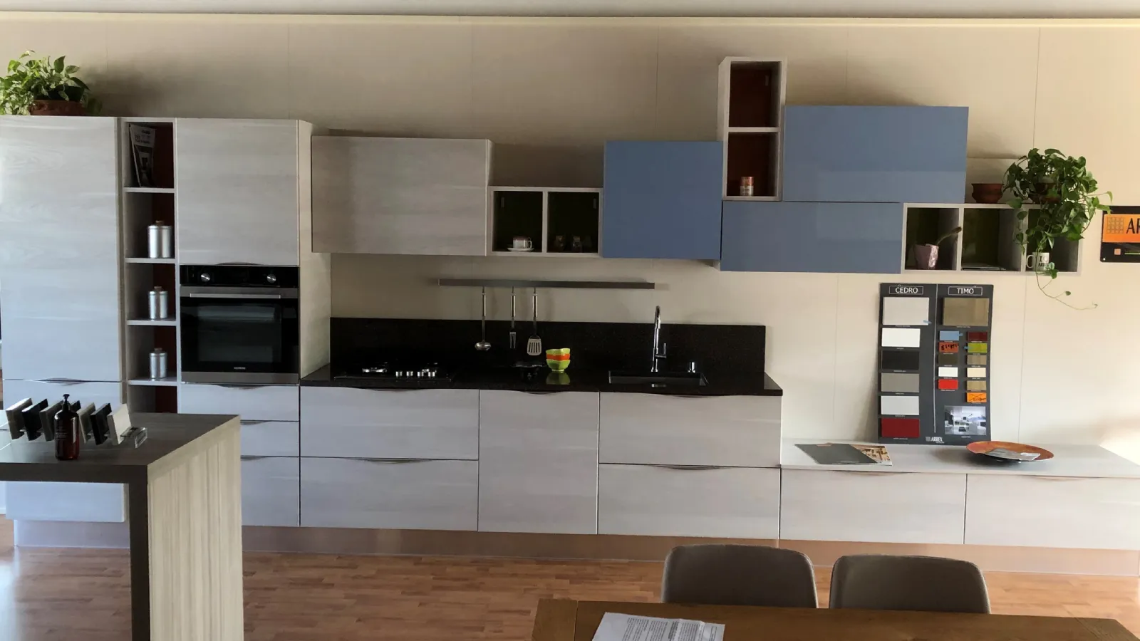 Cucina Arrex Lineare Cedro e Timo in offerta outlet