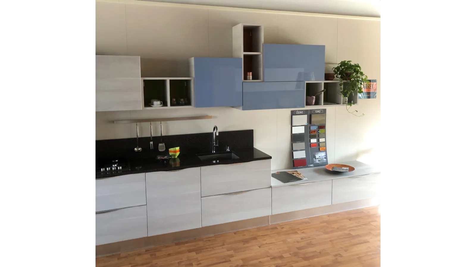 Cucina Arrex Lineare Cedro e Timo in offerta outlet