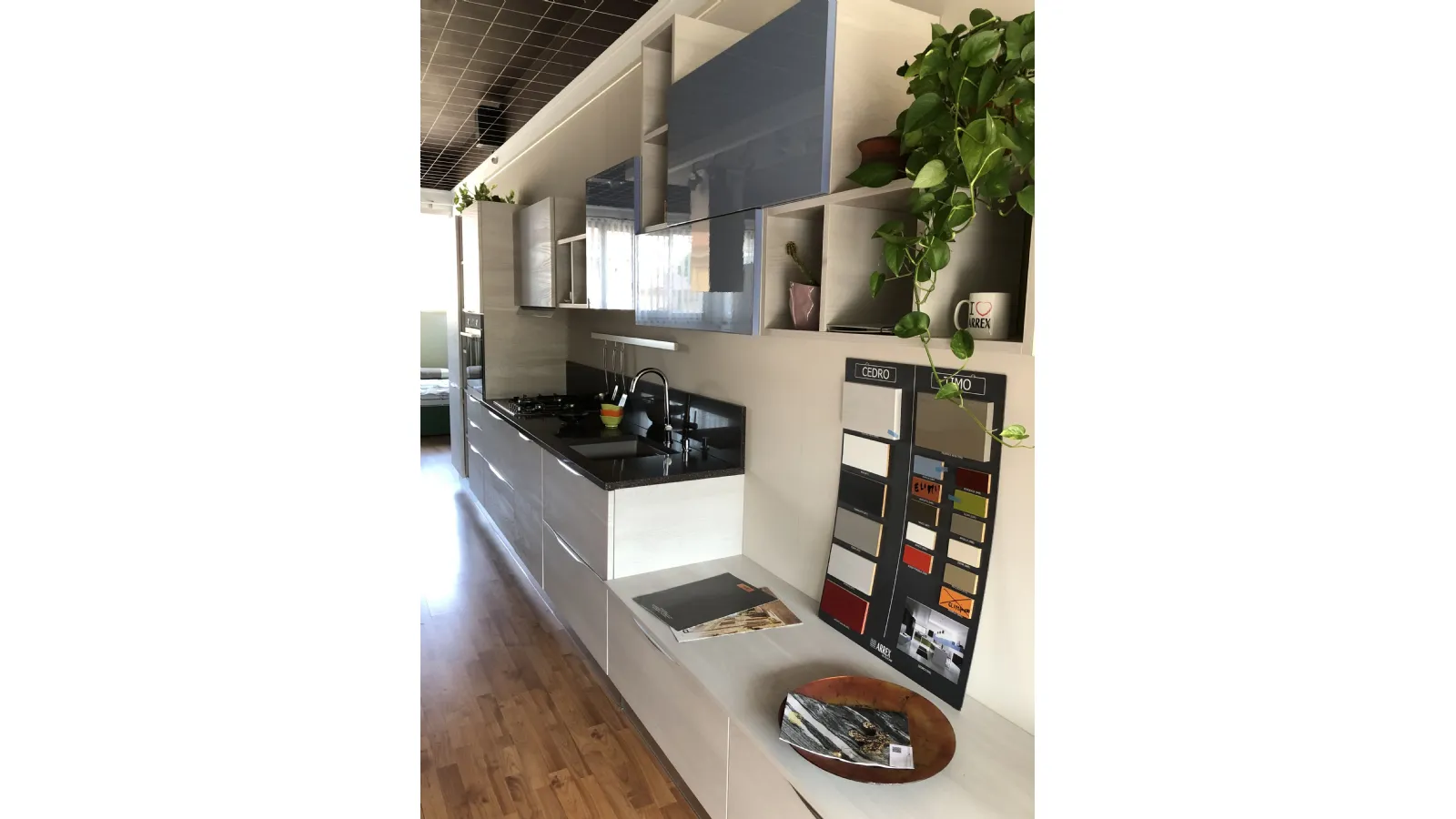 Cucina Arrex Lineare Cedro e Timo in offerta outlet