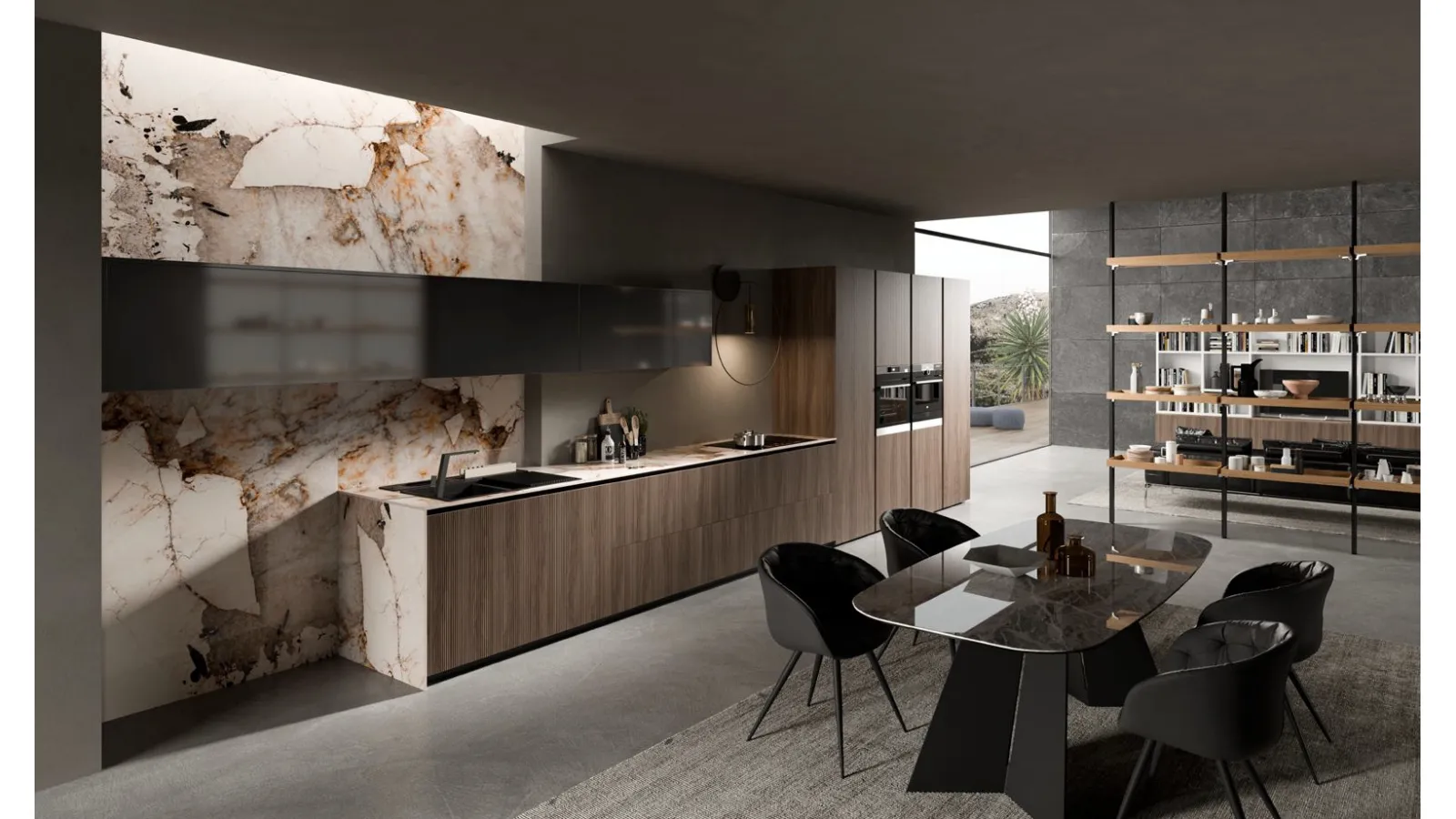 Cucina Design lineare Lab13 Kitchen 08 di Aran