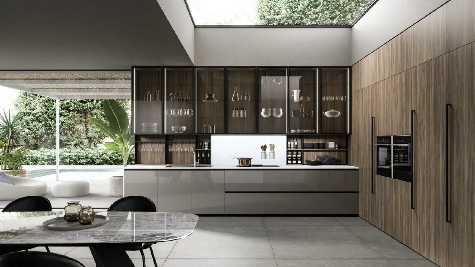 Cucina Design angolare Lab13 Kitchen 09 di Aran