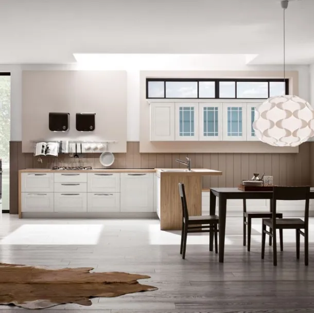 Cucina Moderna Alice Laccato Bianco di Arrex