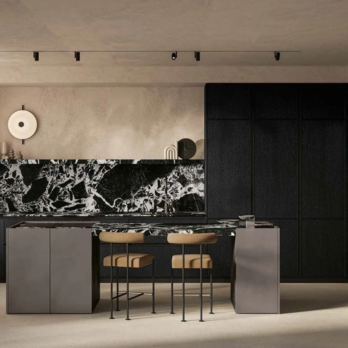 Cucina Moderna con isola Daytona Identity di Arrex