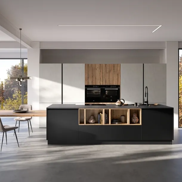 Cucina Moderna con isola Easy 05 di Ar-due