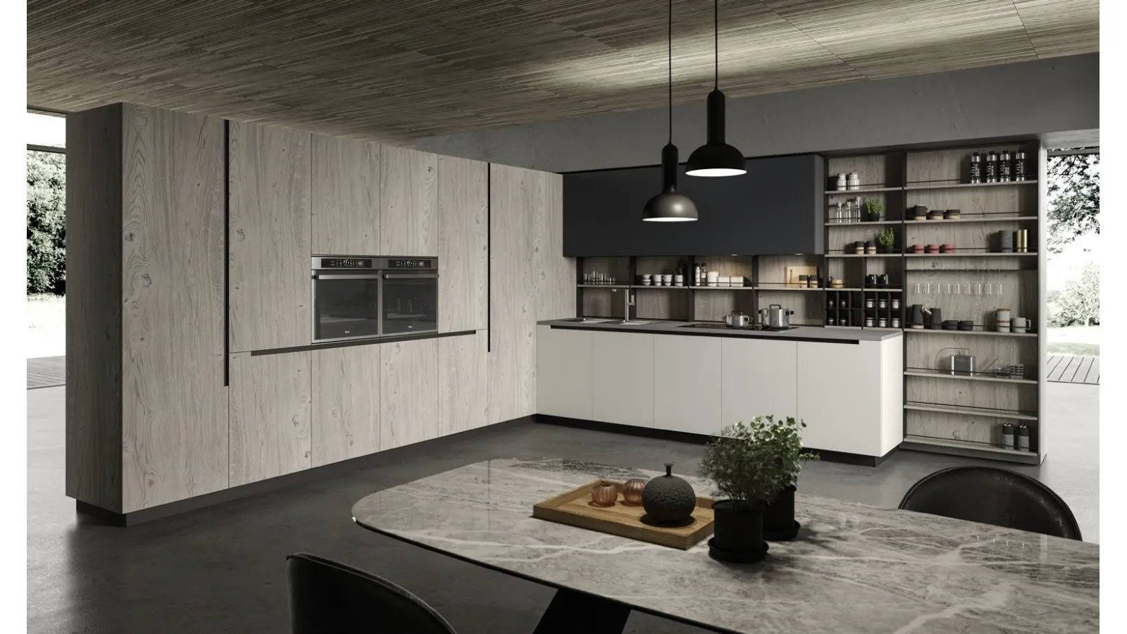 Cucina Moderna angolare Lab13 Kitchen 10 di Aran