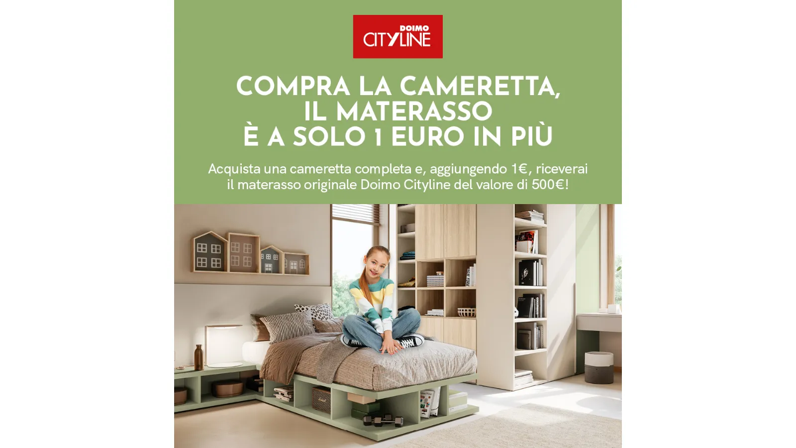 Promo Cameretta Doimo Cityline Primavera 