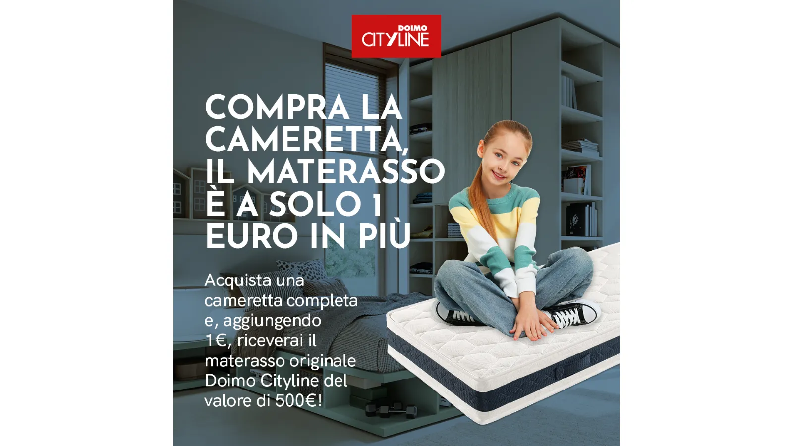 Promo Cameretta Doimo Cityline Primavera 